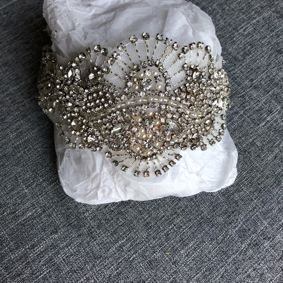 Silver Swarovski Crystal Headpiece